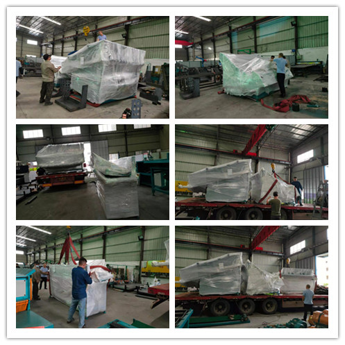 2021年8月9日發往山西省運城市-ZQ350型圓木多片斷料鋸、放料架、提升輸送架、皮帶輸送架