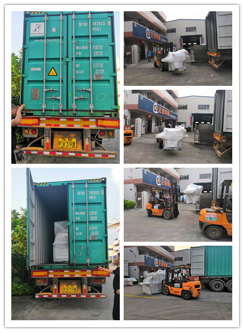 2019年7月發往厄瓜多爾--ZQ-J400型多片鋸斷料鋸、ZQ300型方