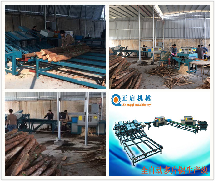 2019年1月ZQ全自動(dòng)多片鋸生產(chǎn)線在廣東更合現(xiàn)場(chǎng)工作圖