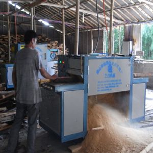 圓木多片鋸原木多片鋸正啟機(jī)械廠--浙江溫州瑞安加工現(xiàn)場(chǎng)