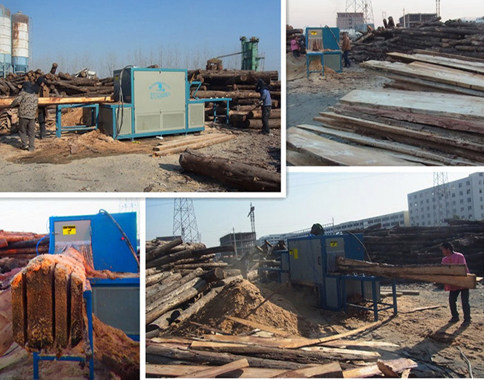 原木多片鋸-多片鋸-圓木多片鋸-江蘇宿遷400型機(jī)加工現(xiàn)場