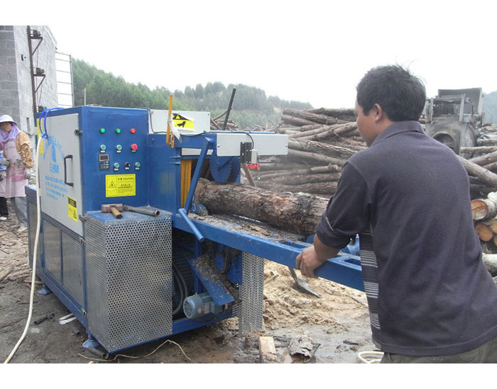 廣西省-南寧市-安吉-圓木多片鋸加工現(xiàn)場(chǎng)