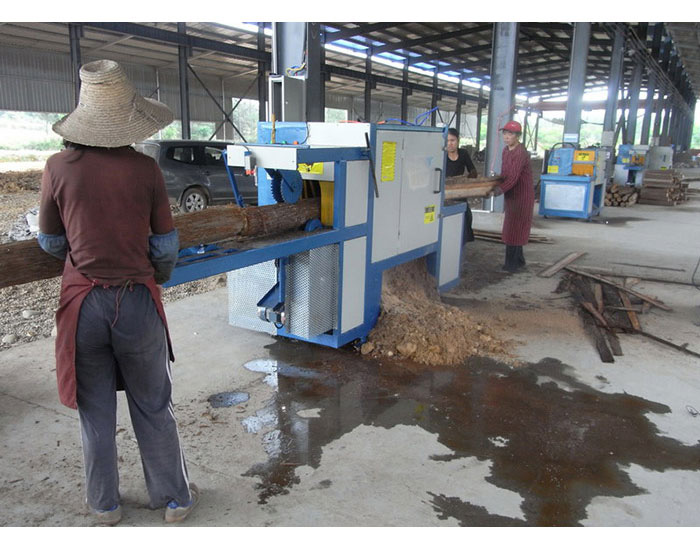 江西省南昌市-圓木多片鋸250高-加工現場