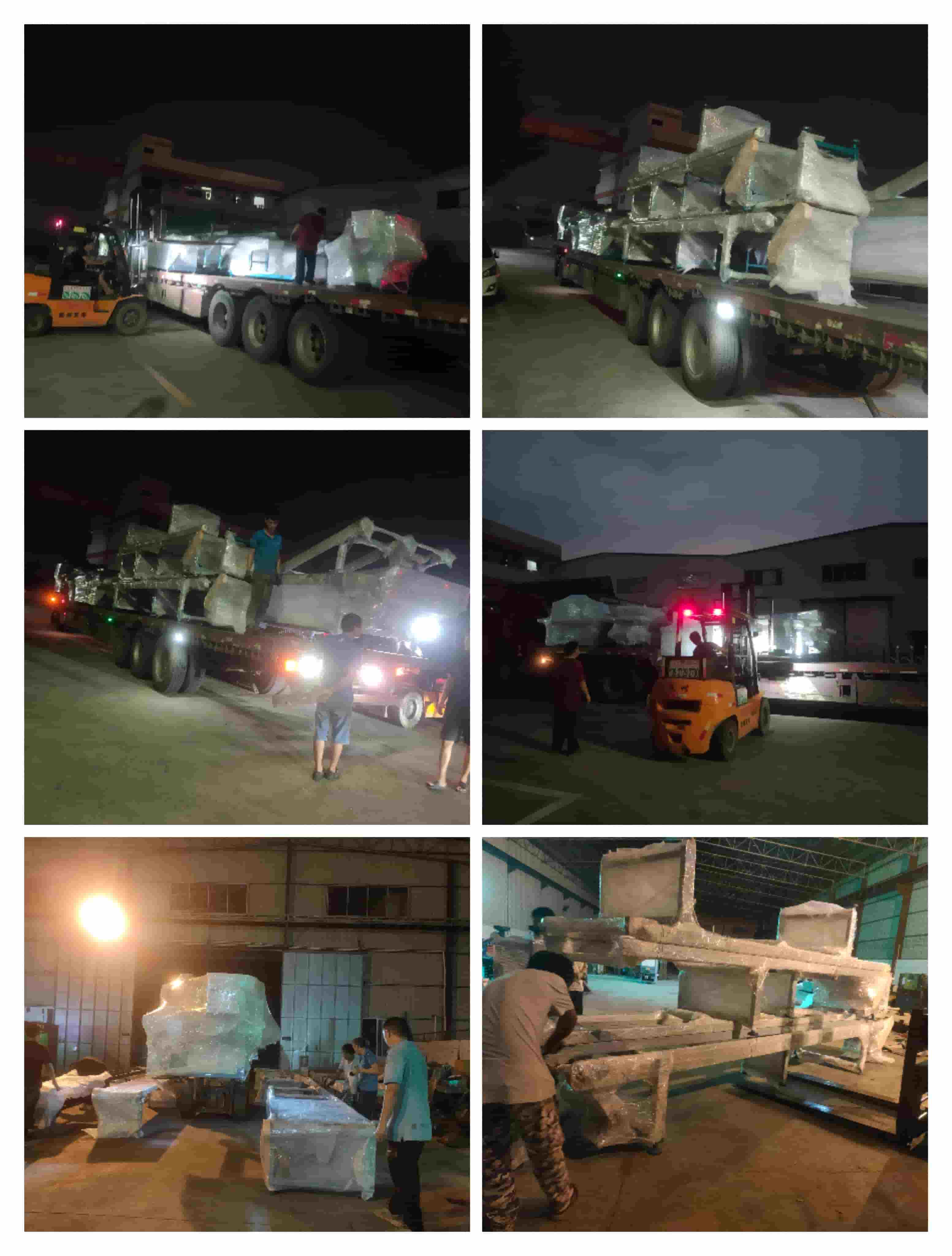 2021年9月28日發安徽宿松-ZQ250圓木多片鋸、ZQ150方木多片鋸、300圓木截斷鋸、斜坡上料架、圓木出料架、方木自動出料架、ZQ600清邊多片鋸、圓木上料堆送架