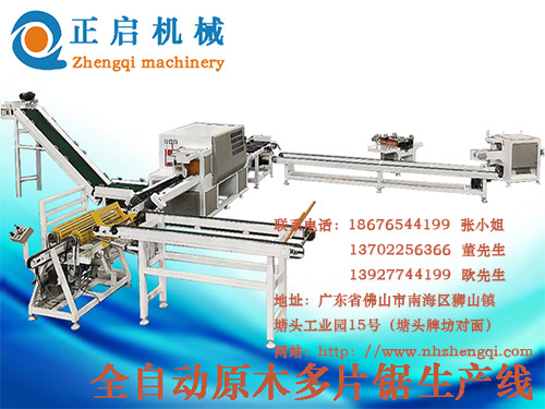 圓木多片鋸在木材加工廠中運行的優勢